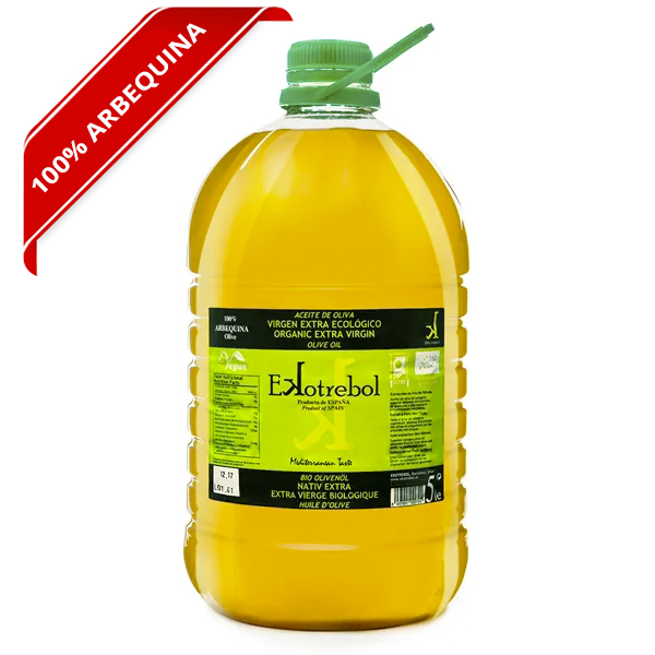 Aceite de Oliva Bio extra virgen arbequina Ekotrebol 5l