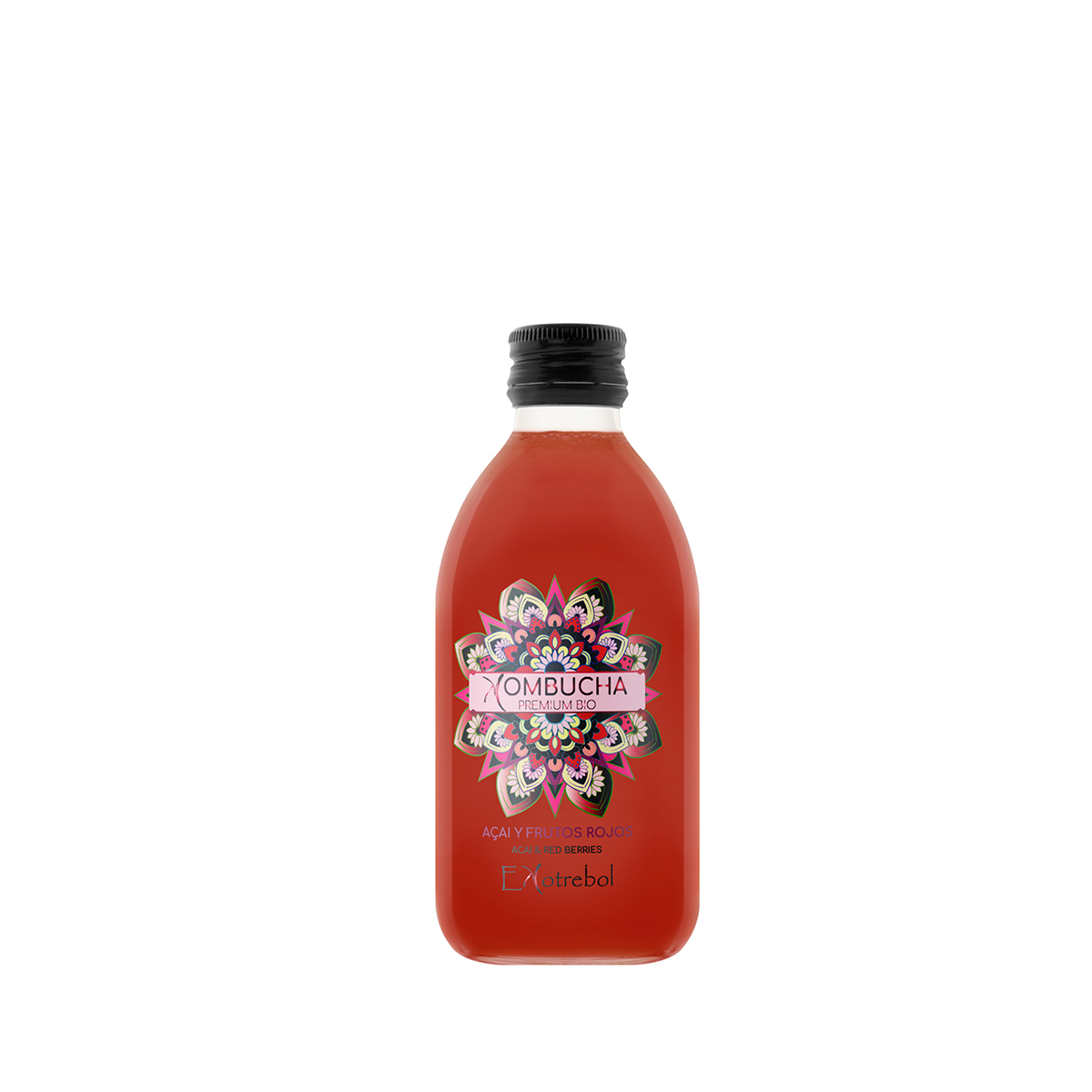 Kombucha açai y frutos rojos Bio Ekotrebol