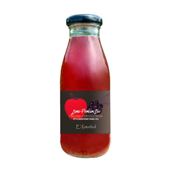 Zumo Manzana y Grosella Negra Premium Bio Ekotrebol