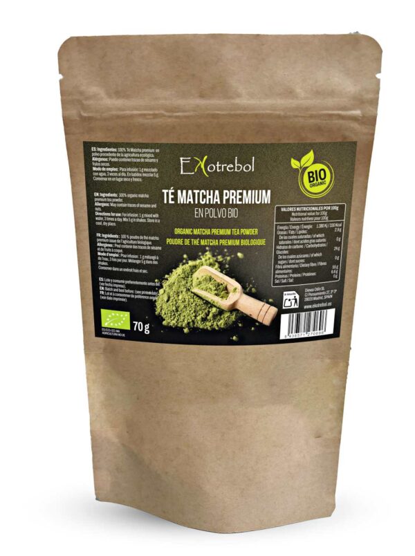 Té Matcha Premium Bio en polvo Ekotrebol